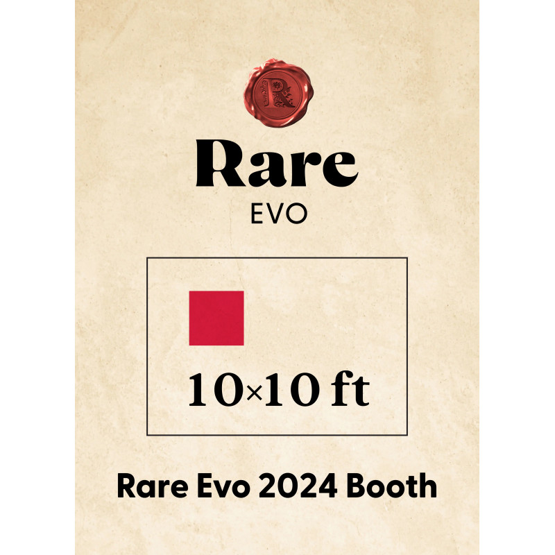 10 X 10 Booth Rare Evo 2024