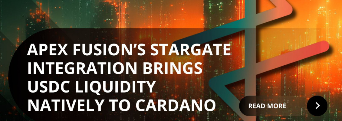 Apex Fusion Unlocks Native USDC Liquidity for Cardano with Stargate Integration