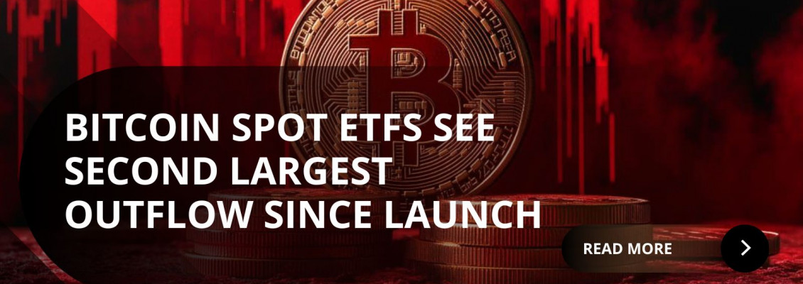 Bitcoin Drops Below $95K as Spot ETFs Log Second-Largest Outflows Ever