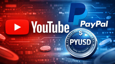 YouTube Adds PayPal Stablecoin as Payout Option for U.S. Creators