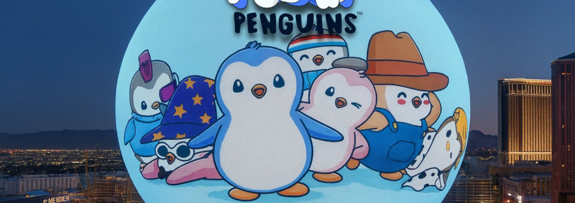 Pudgy Penguins Take Over Las Vegas Sphere in Holiday Campaign