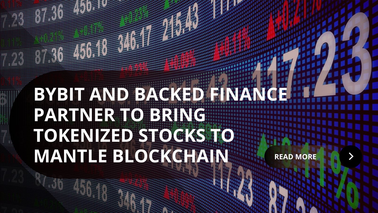 Bybit Expands Into Real-World Assets with Backed Finance Partnership for Tokenized Stocks