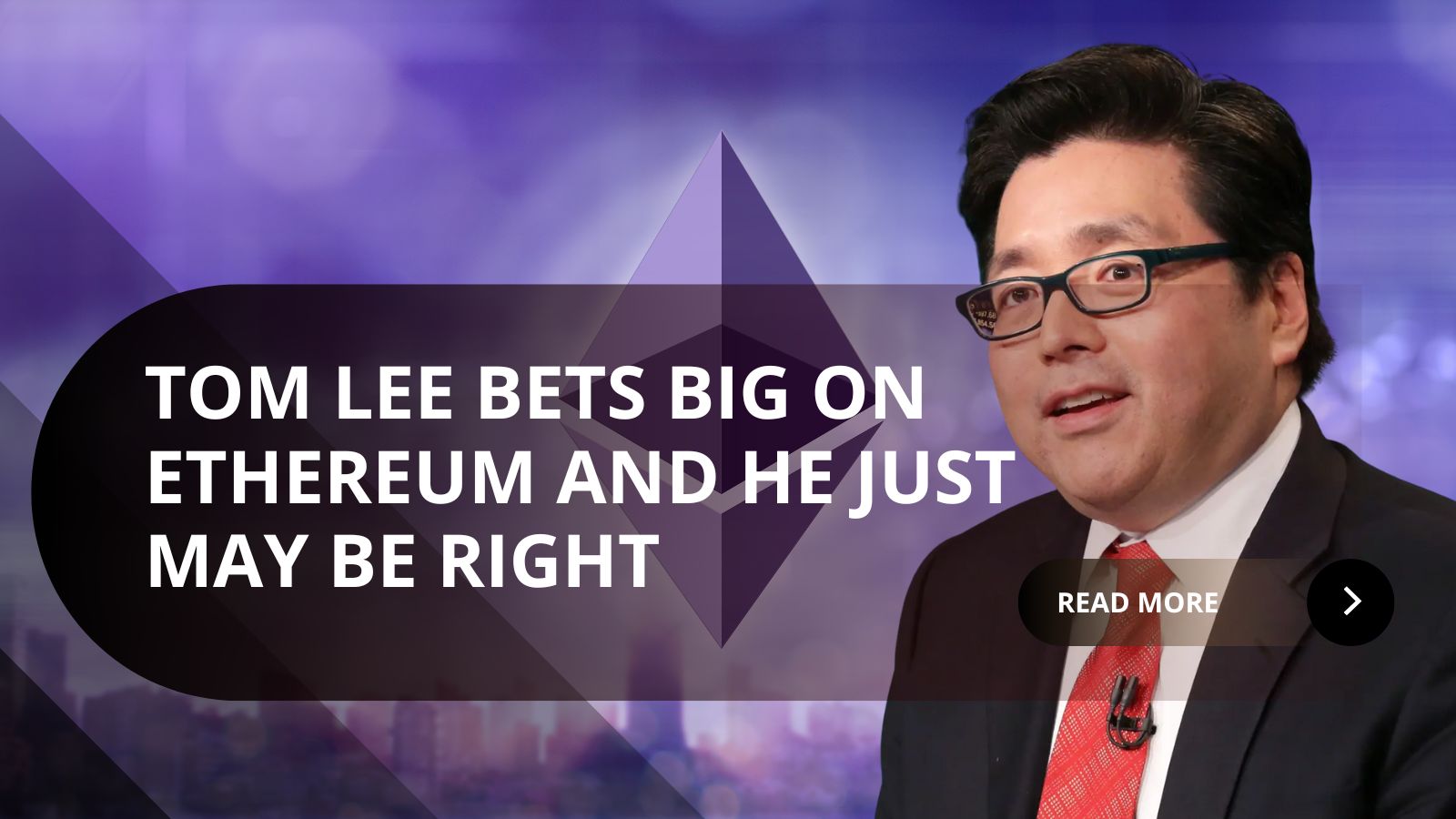 Tom Lee Makes Major Ethereum Bet as BitMine Buys 97,000 ETH